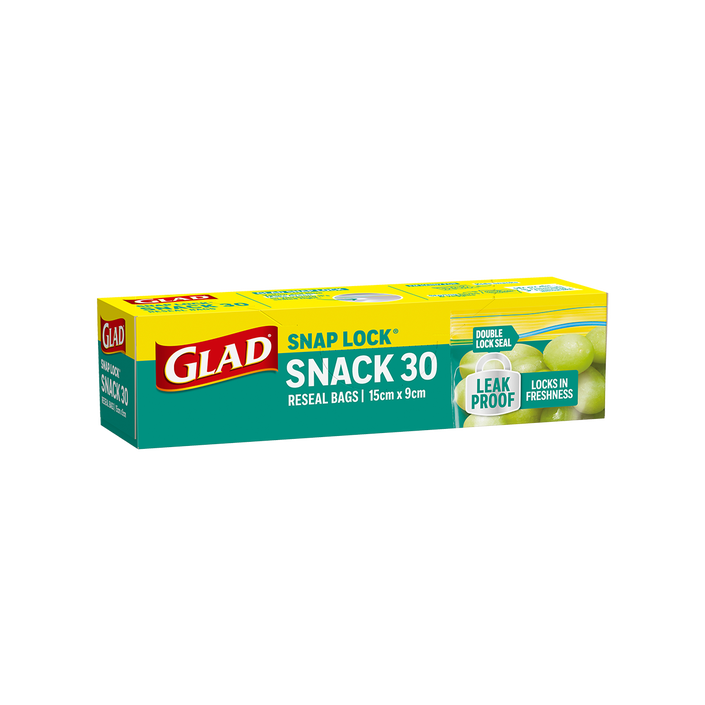 Glad® Snap Lock® Reseal Bags – Snack 30pk