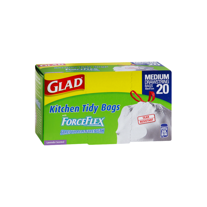 Glad® ForceFlex Kitchen Tidy Bags Medium 20pk