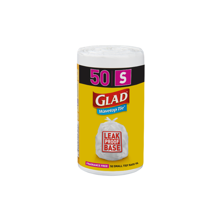 Glad® Wavetop Tie® Bags Small 50pk