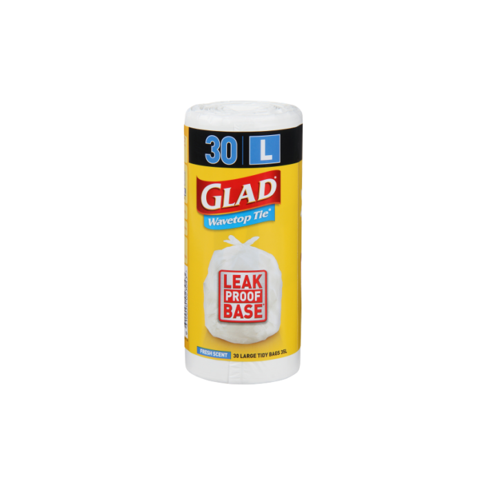 Glad® Wavetop Tie® Bags Large 30pk