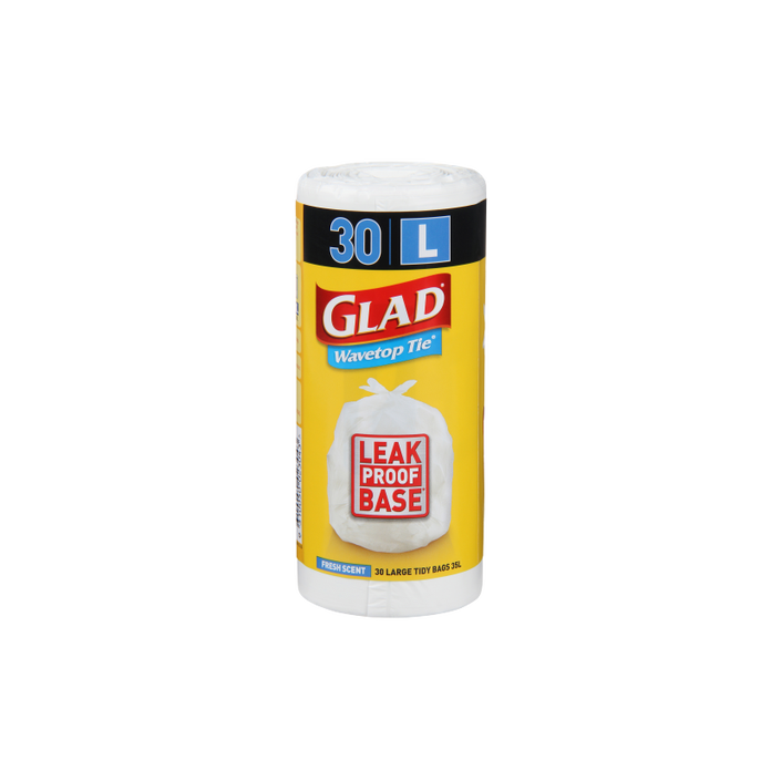 Glad® Wavetop Tie® Bags Large 30pk