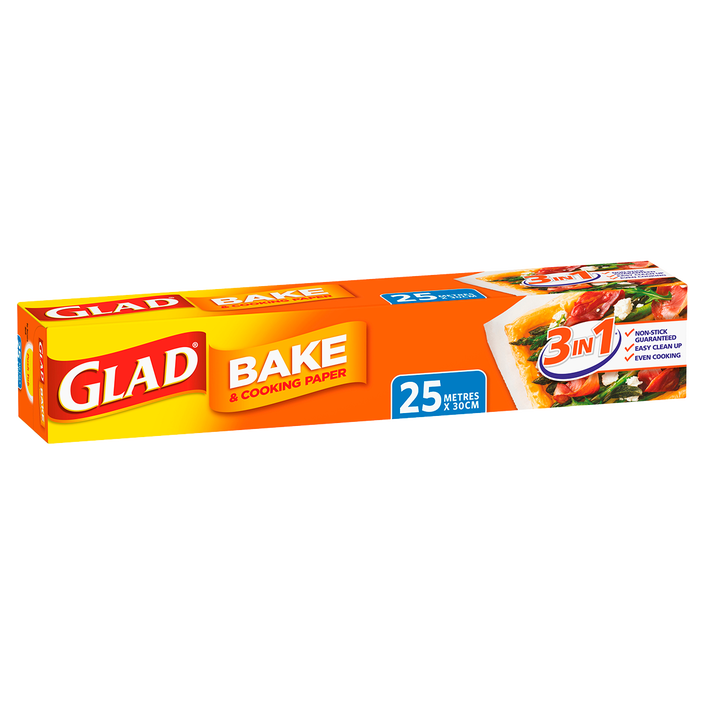 Glad® Cook & Bake Paper 25m Dispenser