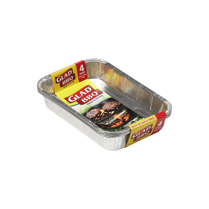 Glad® BBQ Trays 4pk