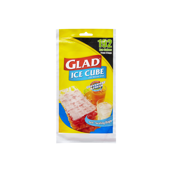 Glad® Ice Cube Bags 8 pack, Glad NewZealand