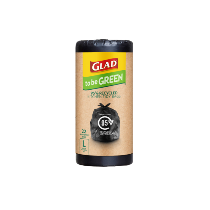 Glad to be Green® Recycled Bags Large 22pk