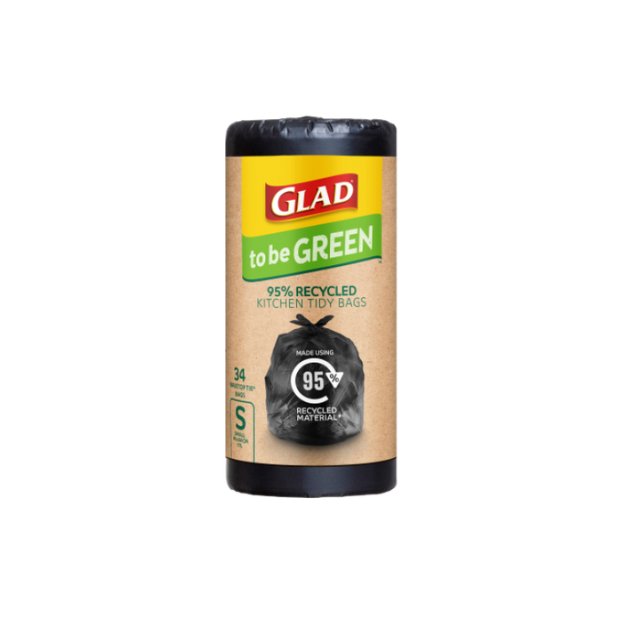 Glad to be Green® Recycled Bags Small 34pk