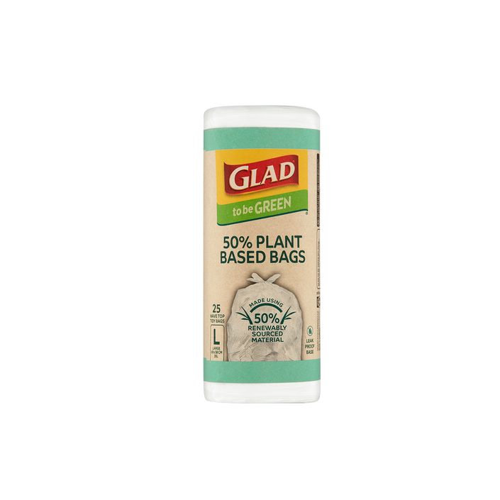 Glad to be Green® Plant Based Kitchen Tidy Bags Large 25pk