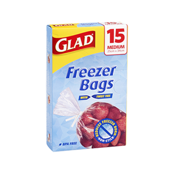 Glad FLEXN SEAL Gallon Freezer Storage Plastic Bags 28 ct  Frys Food  Stores