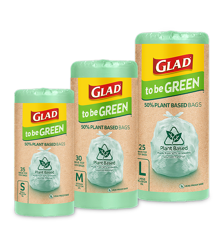 Buy Glad To Be Green Snack Snaplock Plant Based Bags 50 pack